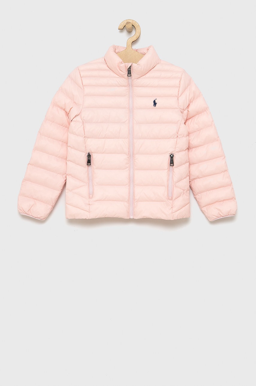 

Детско яке Polo Ralph Lauren в розово, Розов