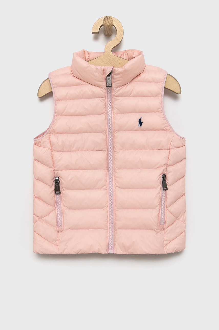 

Детски елек Polo Ralph Lauren в розово, Розов