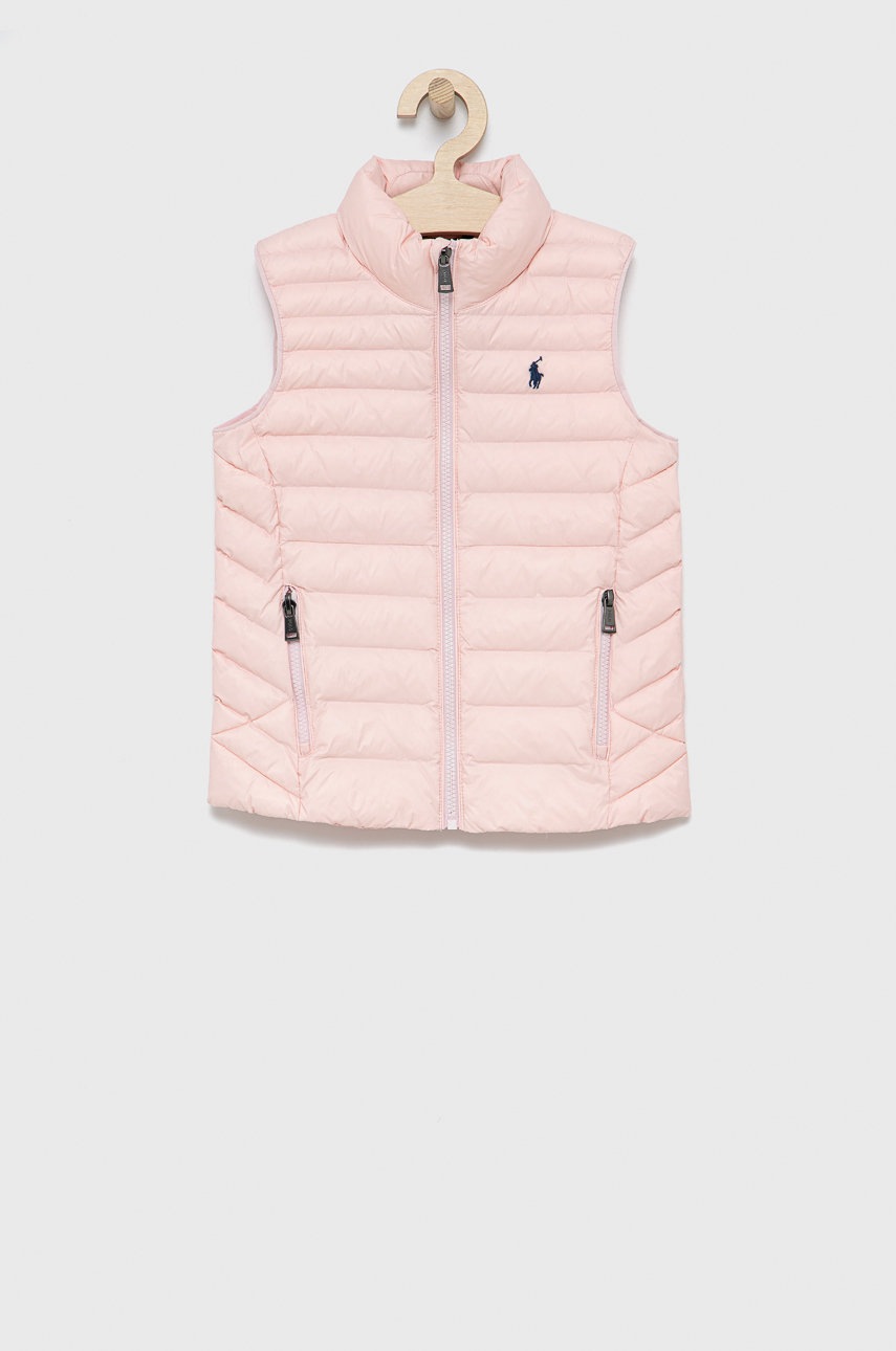 

Детски елек Polo Ralph Lauren в розово, Розов