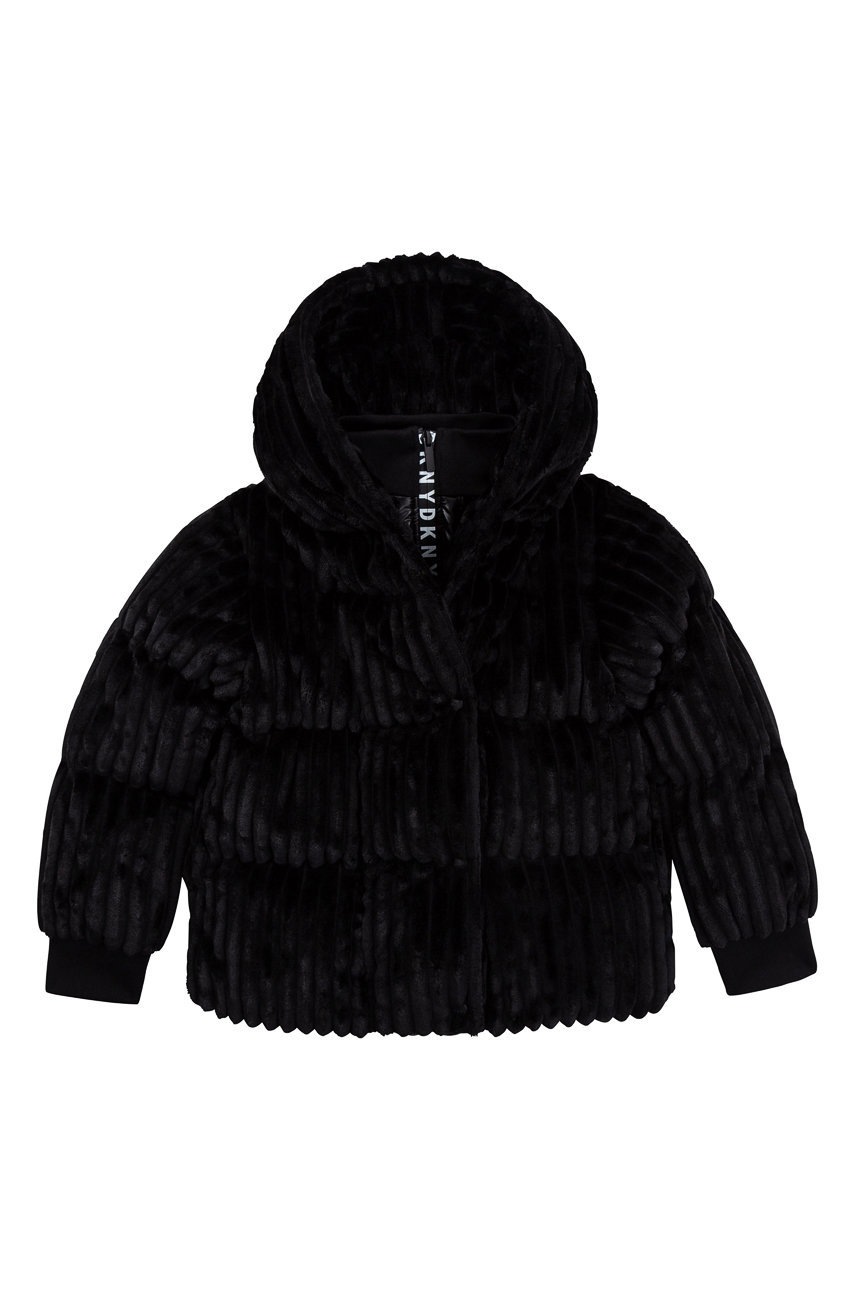 

Детско яке Dkny в черно, Черен