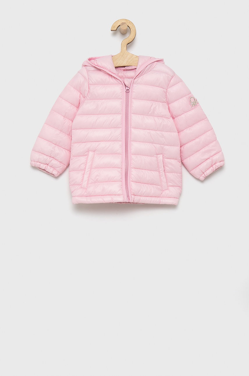 

Детско яке United Colors of Benetton в розово, Розов