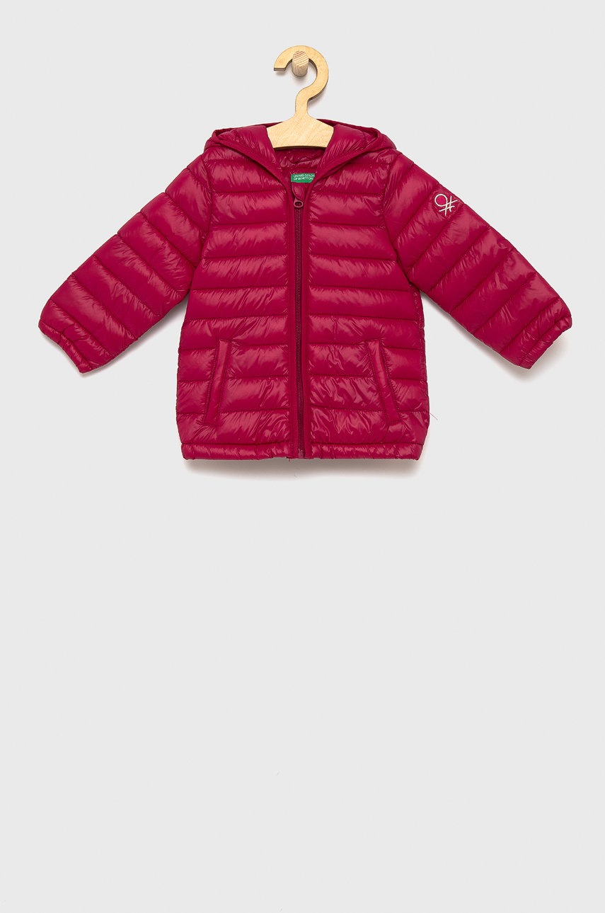 

Детско яке United Colors of Benetton в розово, Розов