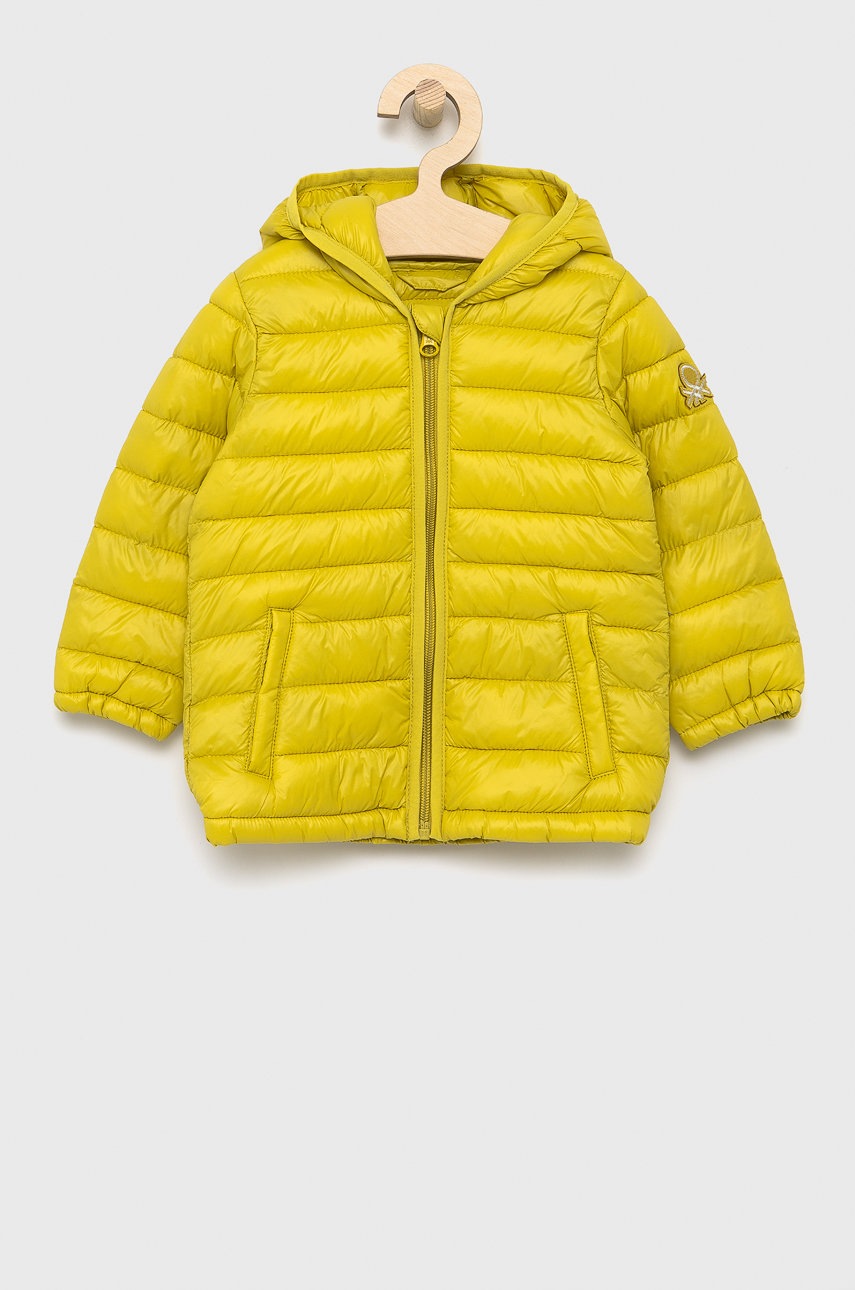 

Детско яке United Colors of Benetton в зелено, Зелен