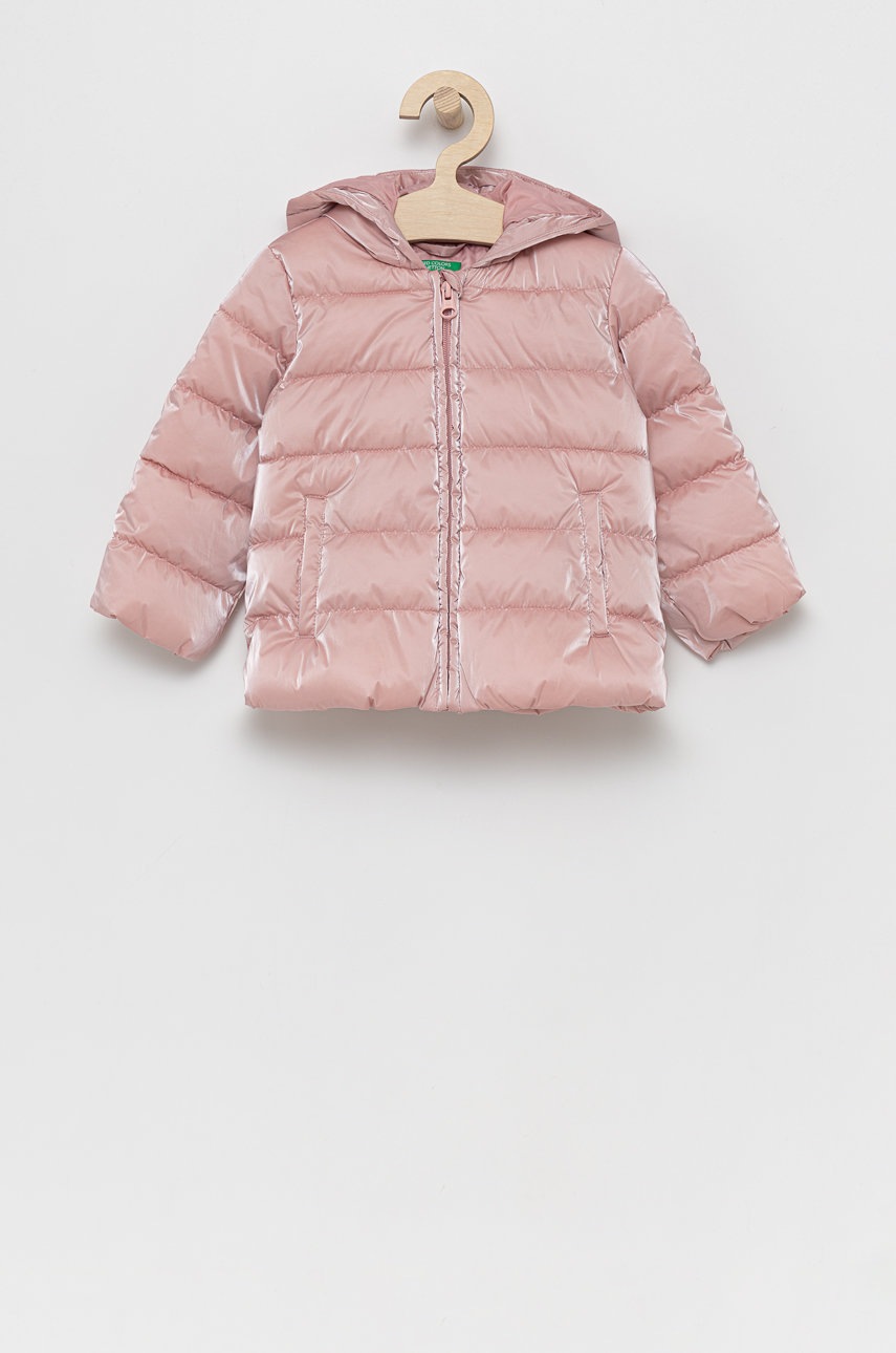 

Детско яке United Colors of Benetton в розово, Розов