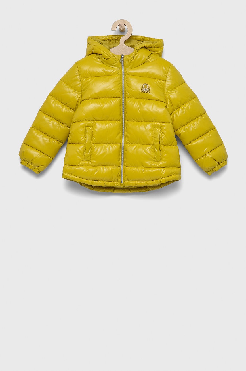 

Детско яке United Colors of Benetton, Жълт