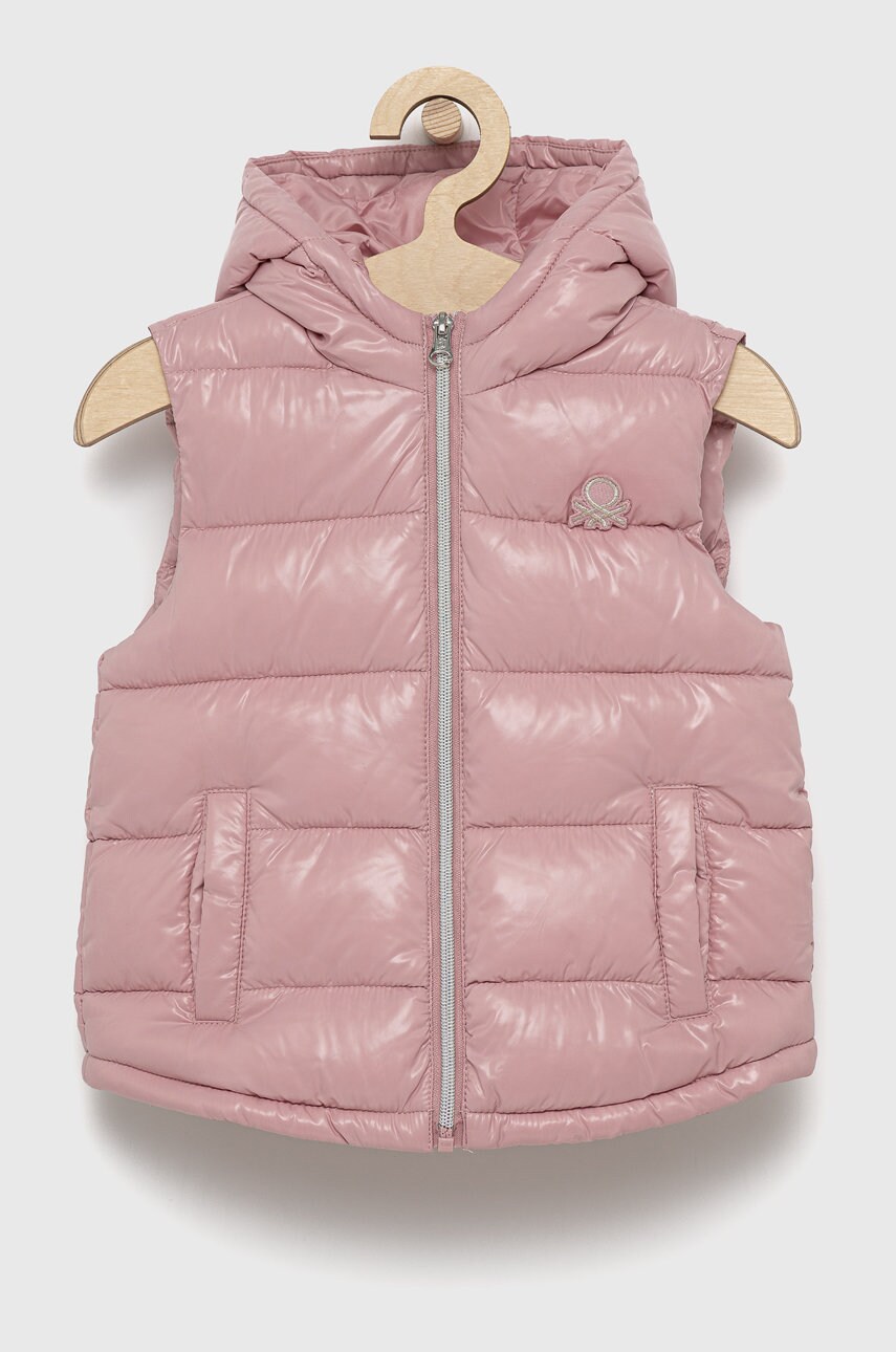 

United Colors of Benetton - Детски елек, Розов