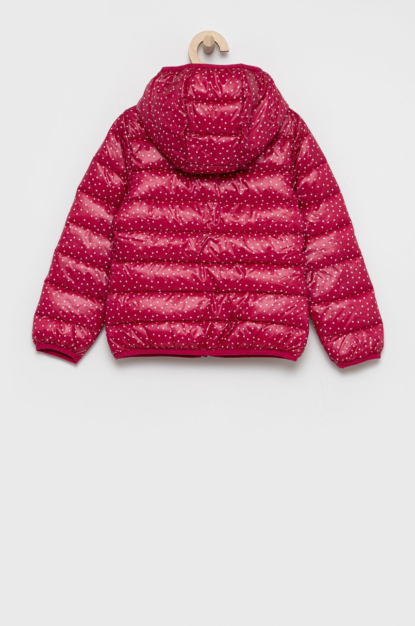 

Детская куртка United Colors of Benetton цвет розовый