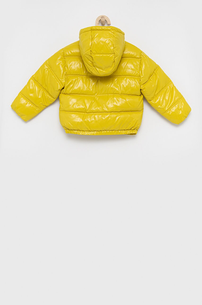 

Детская куртка United Colors of Benetton цвет жёлтый