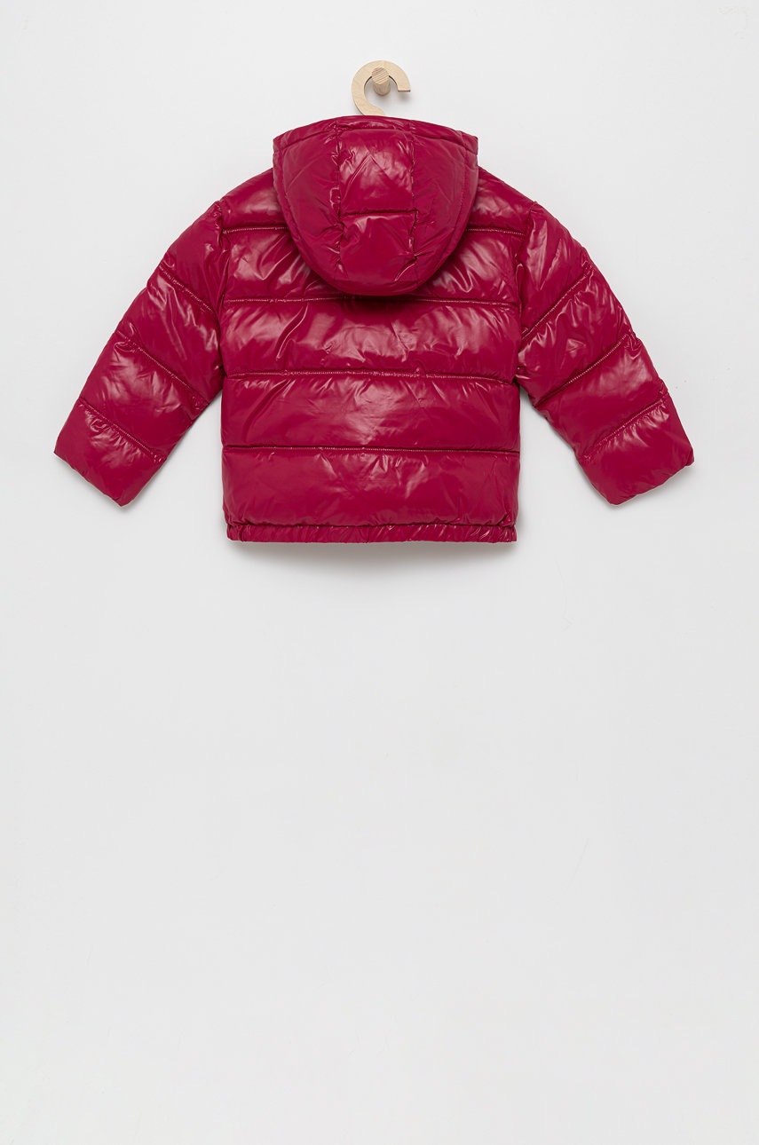 

Детская куртка United Colors of Benetton цвет розовый