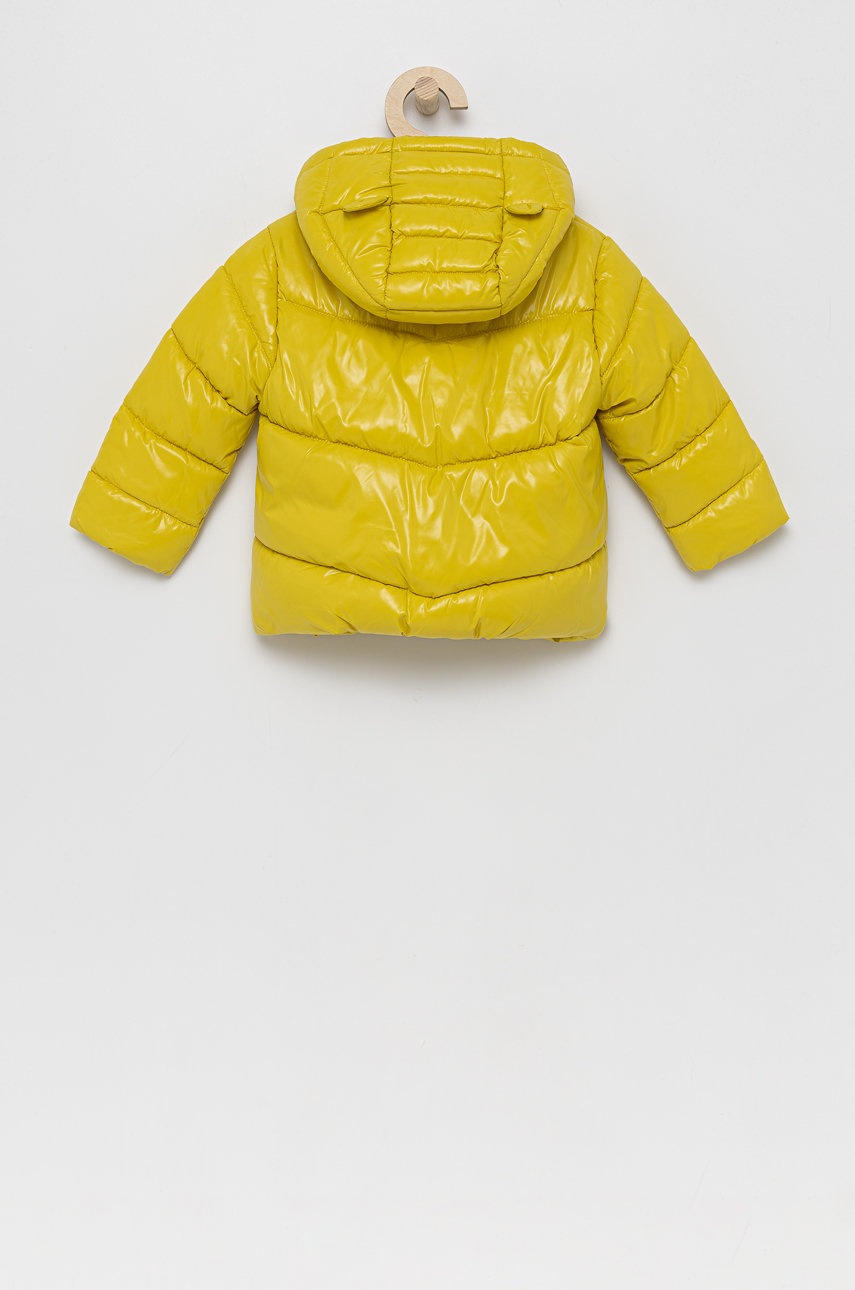 

Дитяча куртка United Colors of Benetton колір жовтий