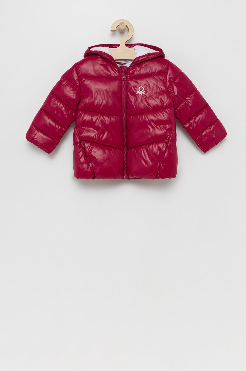 

Детско яке United Colors of Benetton в розово, Розов