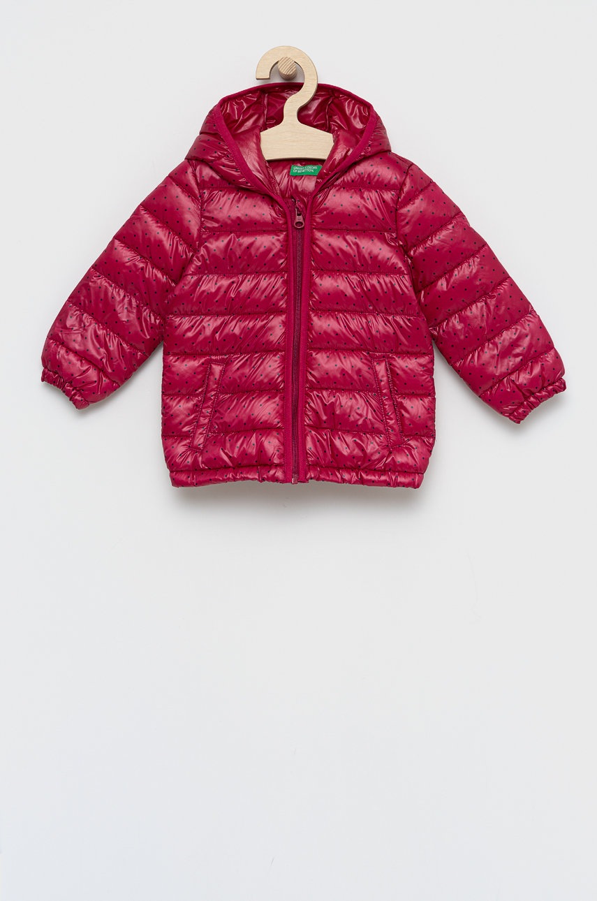 

Детско яке United Colors of Benetton в розово, Розов