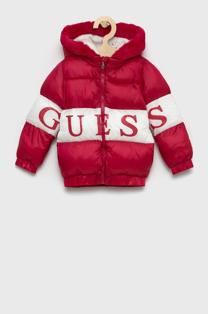 

Детско яке Guess в розово, Розов