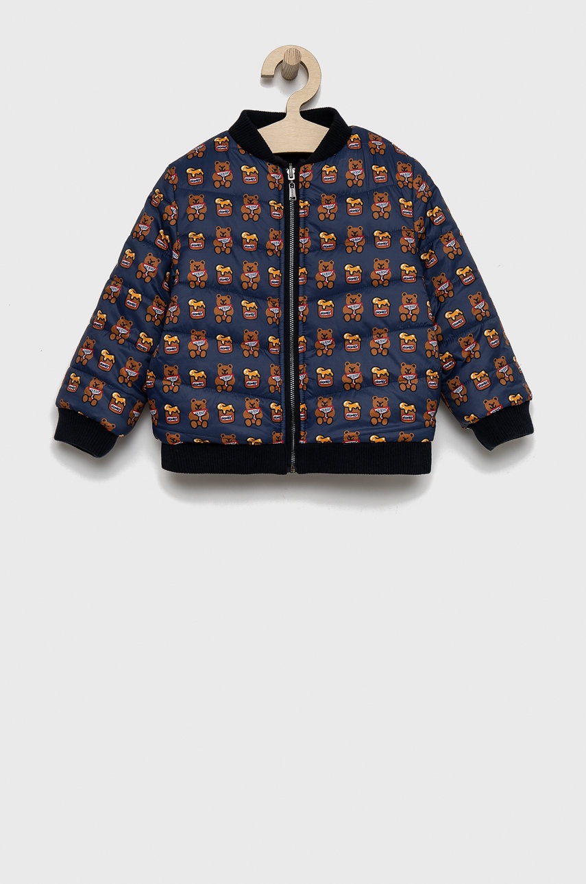 

Guess - Детско яке с две лица, Син