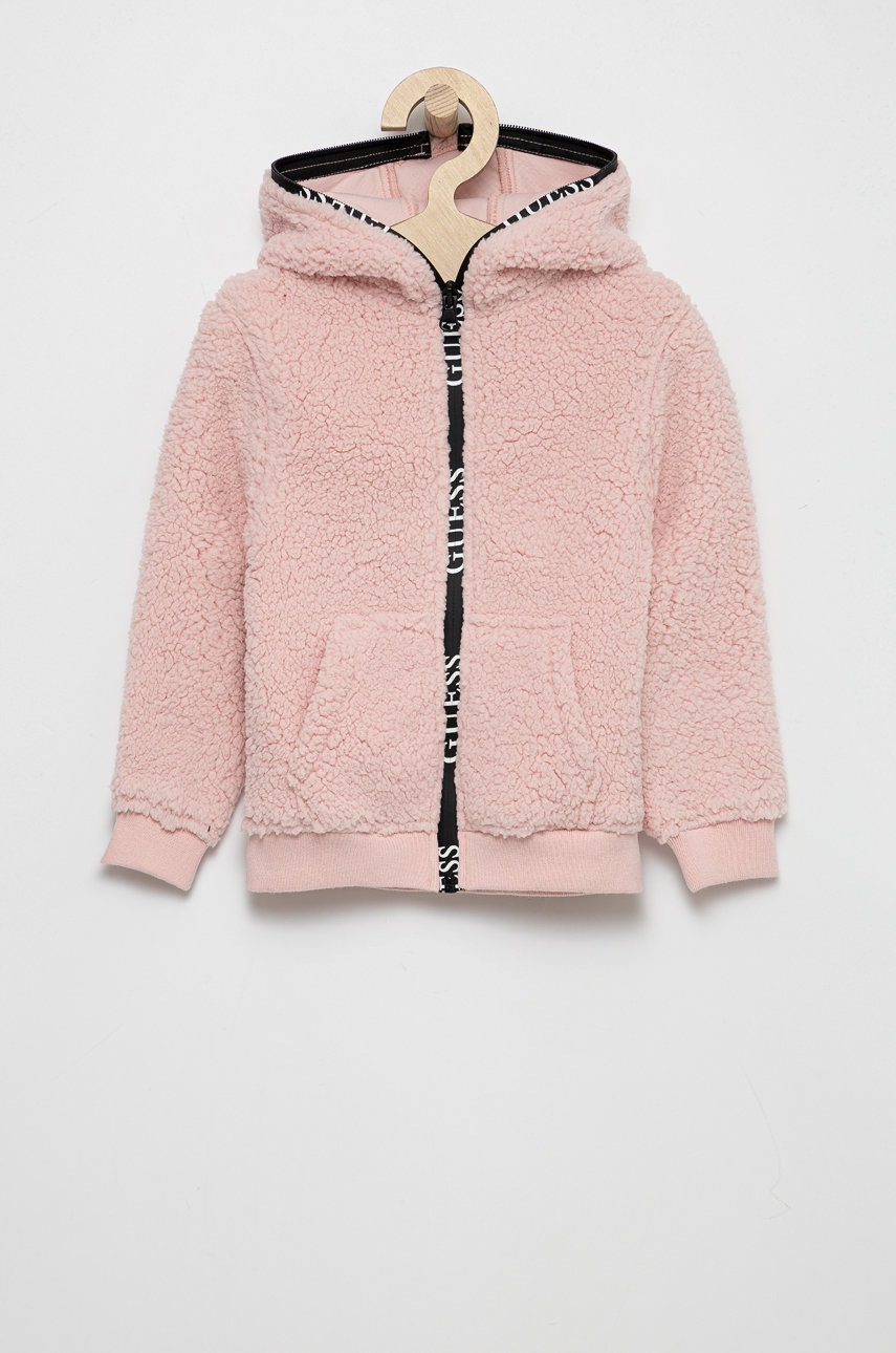 

Детски суичър Guess в розово, Розов