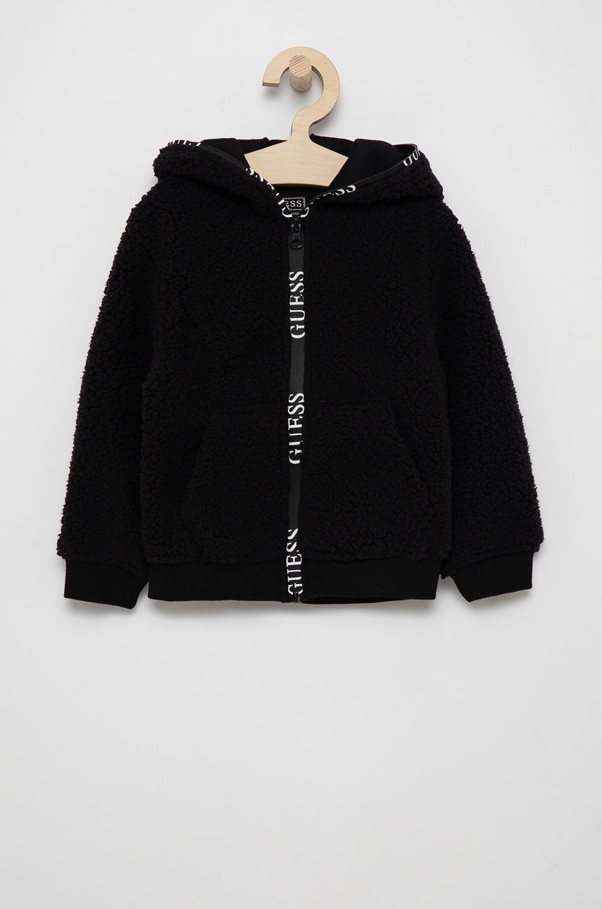 

Guess - Детски суичър, Черен