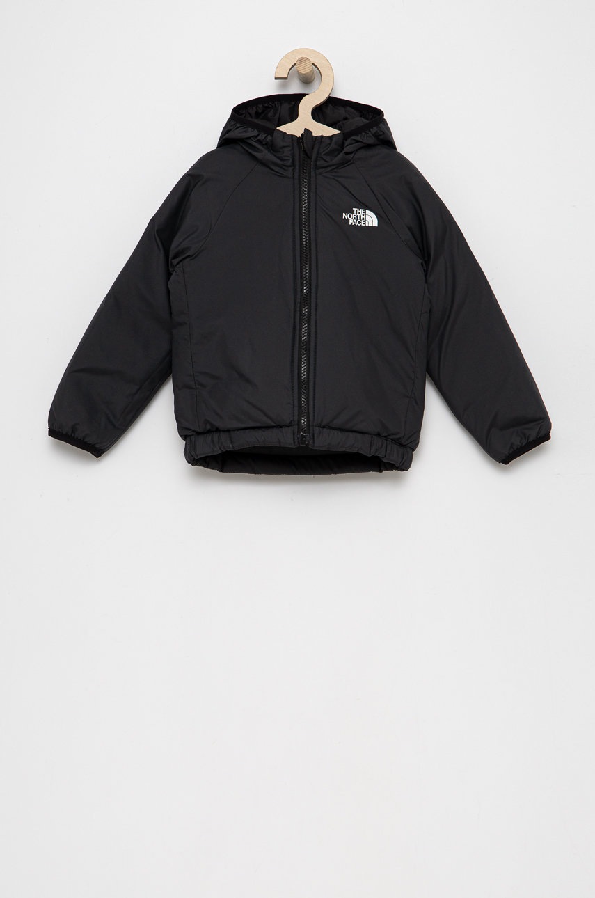 The North Face Geacă reversibila pentru copii culoarea negru