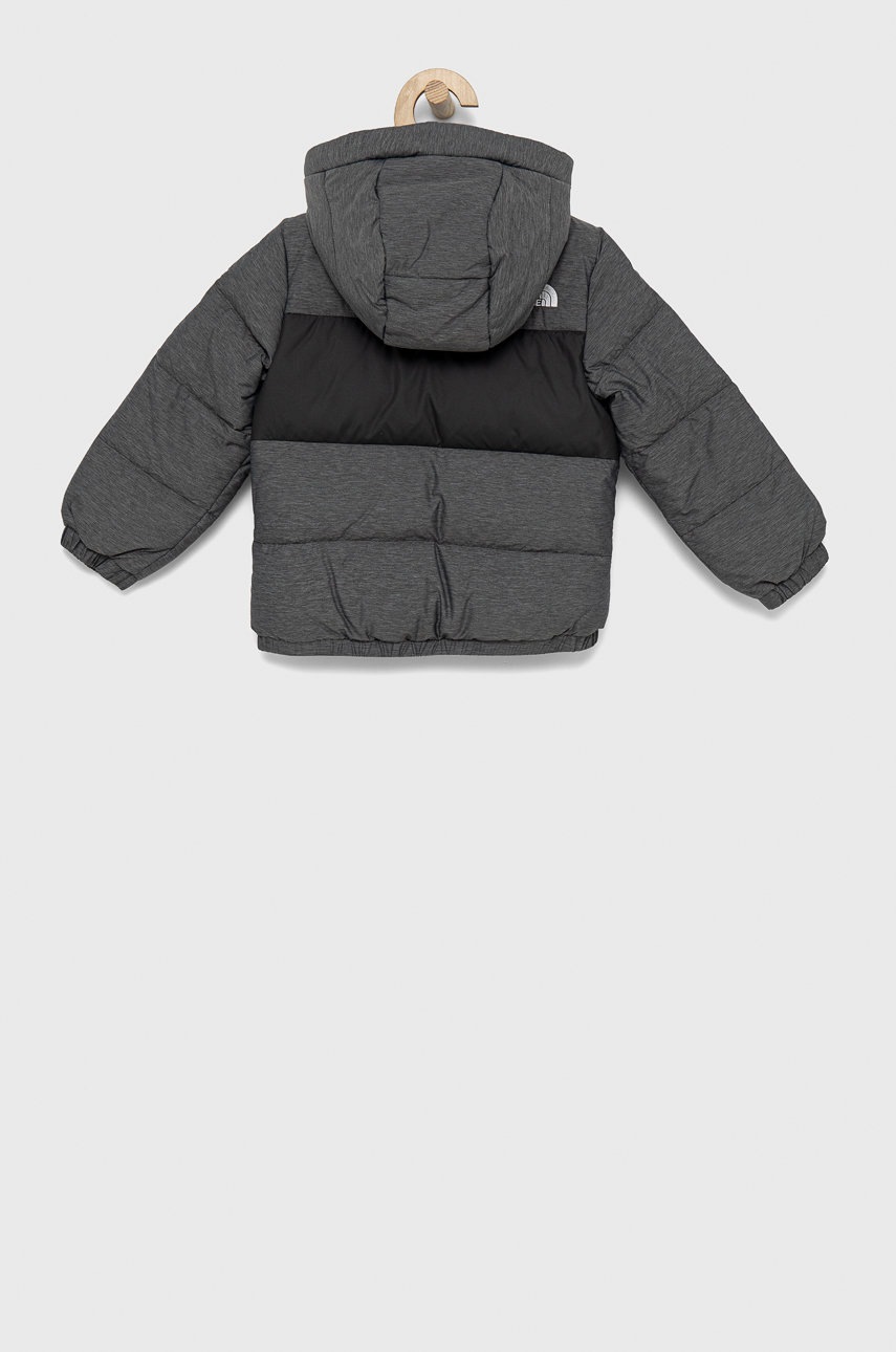 

Детская пуховая куртка The North Face цвет серый