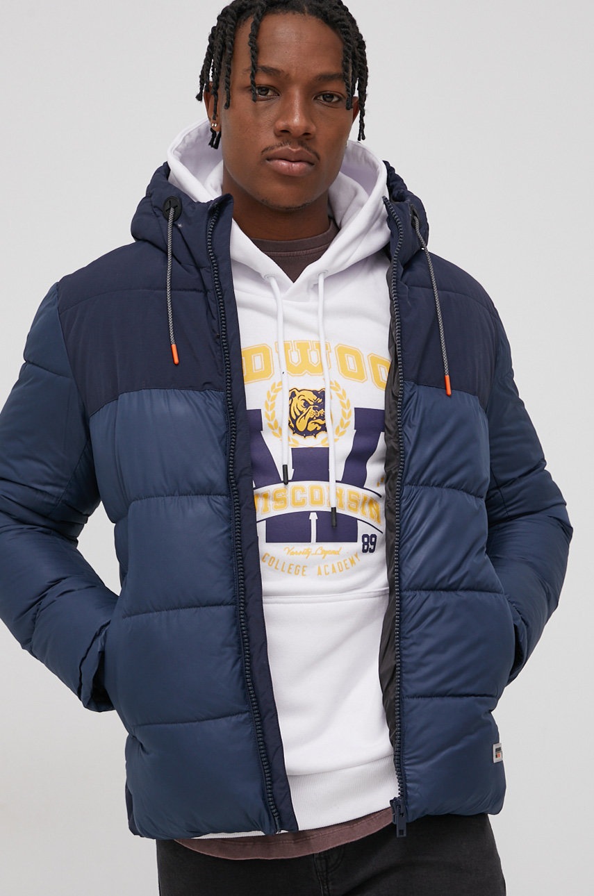 

Яке Jack & Jones в тъмносиньо със зимна изолация, Тъмносин