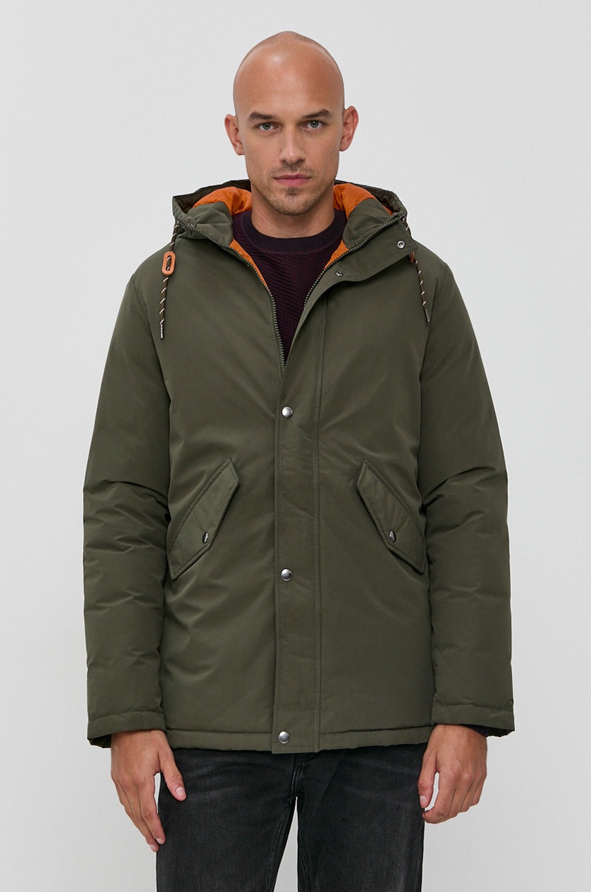 

Куртка Produkt by Jack & Jones чоловіча колір зелений перехідна