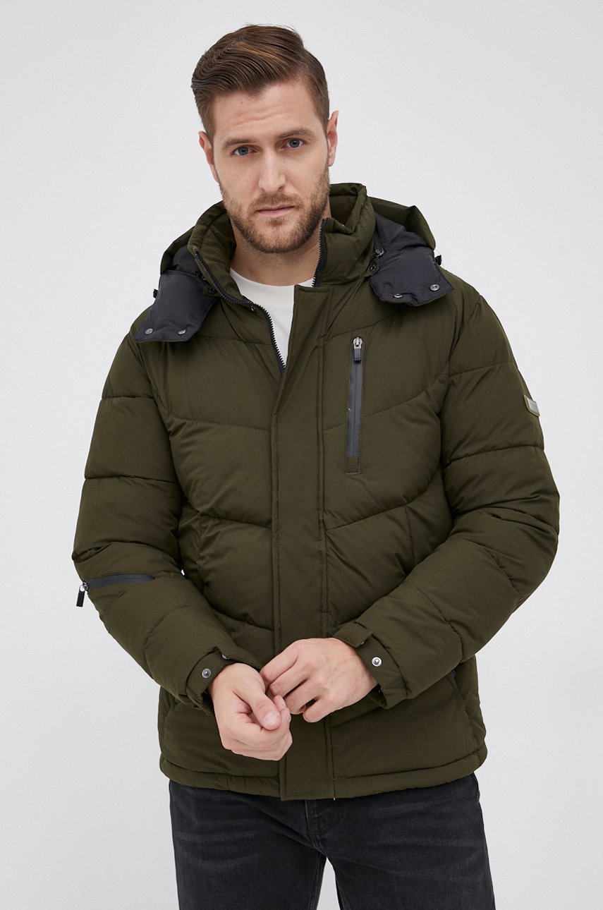 

Яке Scotch & Soda мъжко в зелено със зимна изолация, Зелен