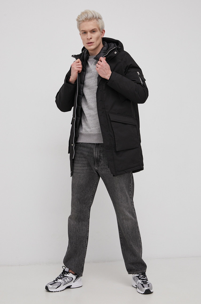 

Куртка Jack & Jones цвет чёрный зимняя