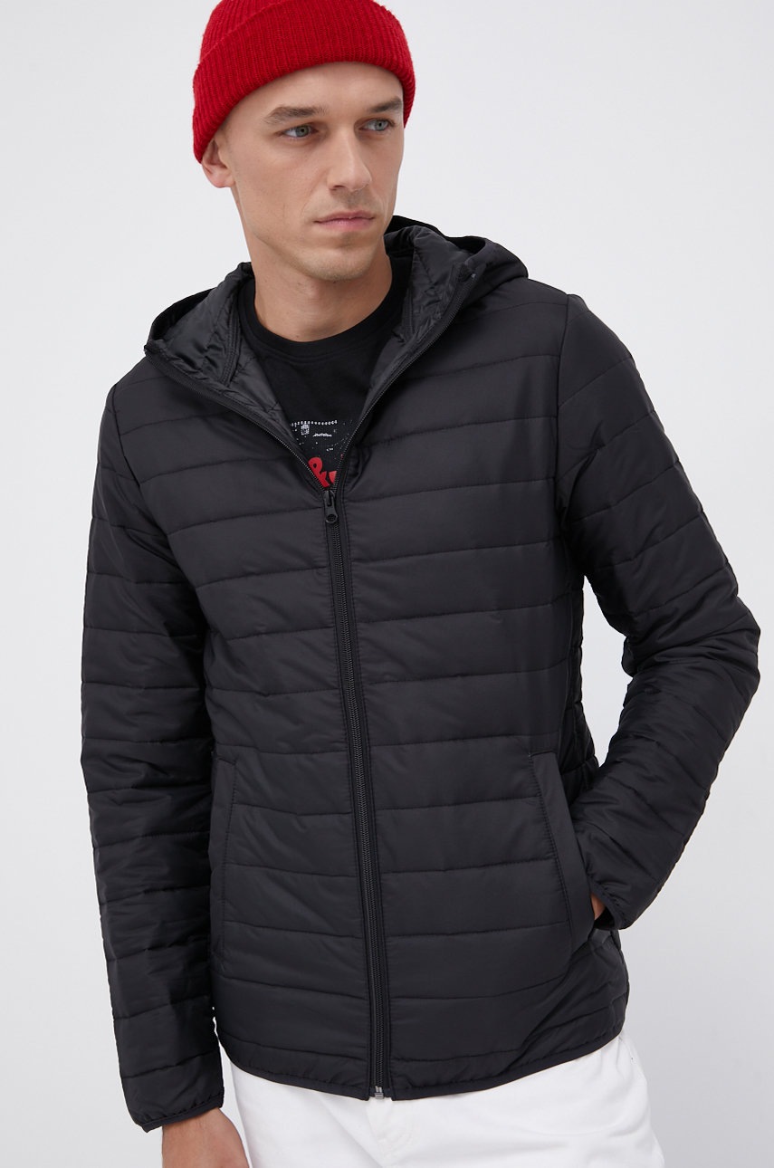 

Яке Jack & Jones мъжко в черно с преходна изолация, Черен