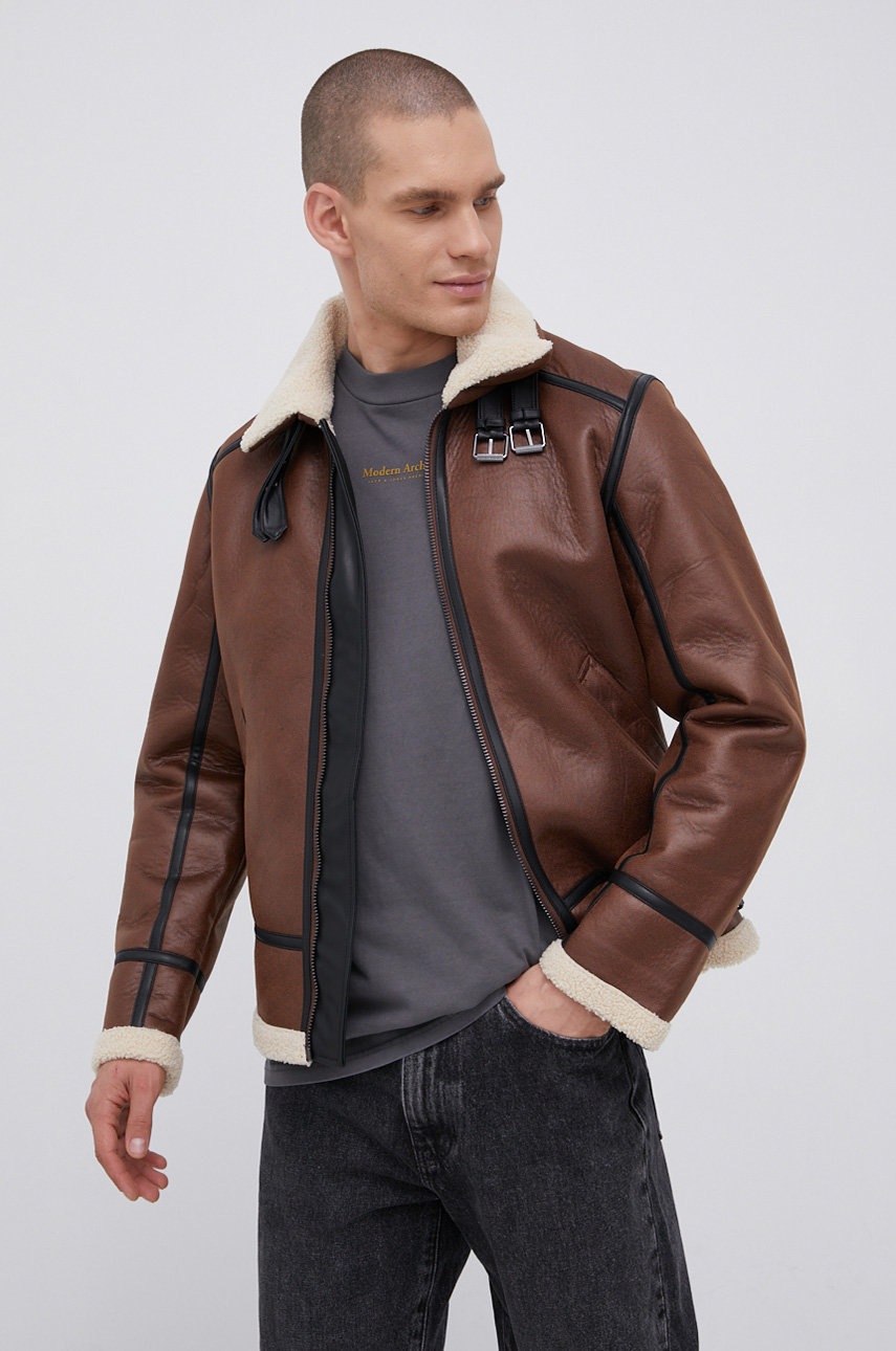 

Куртка Jack & Jones мужская цвет коричневый переходная