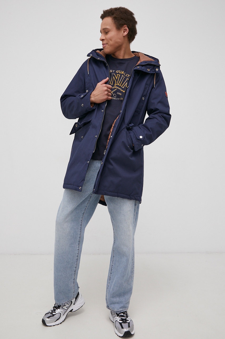 

Парка Jack & Jones цвет синий зимняя