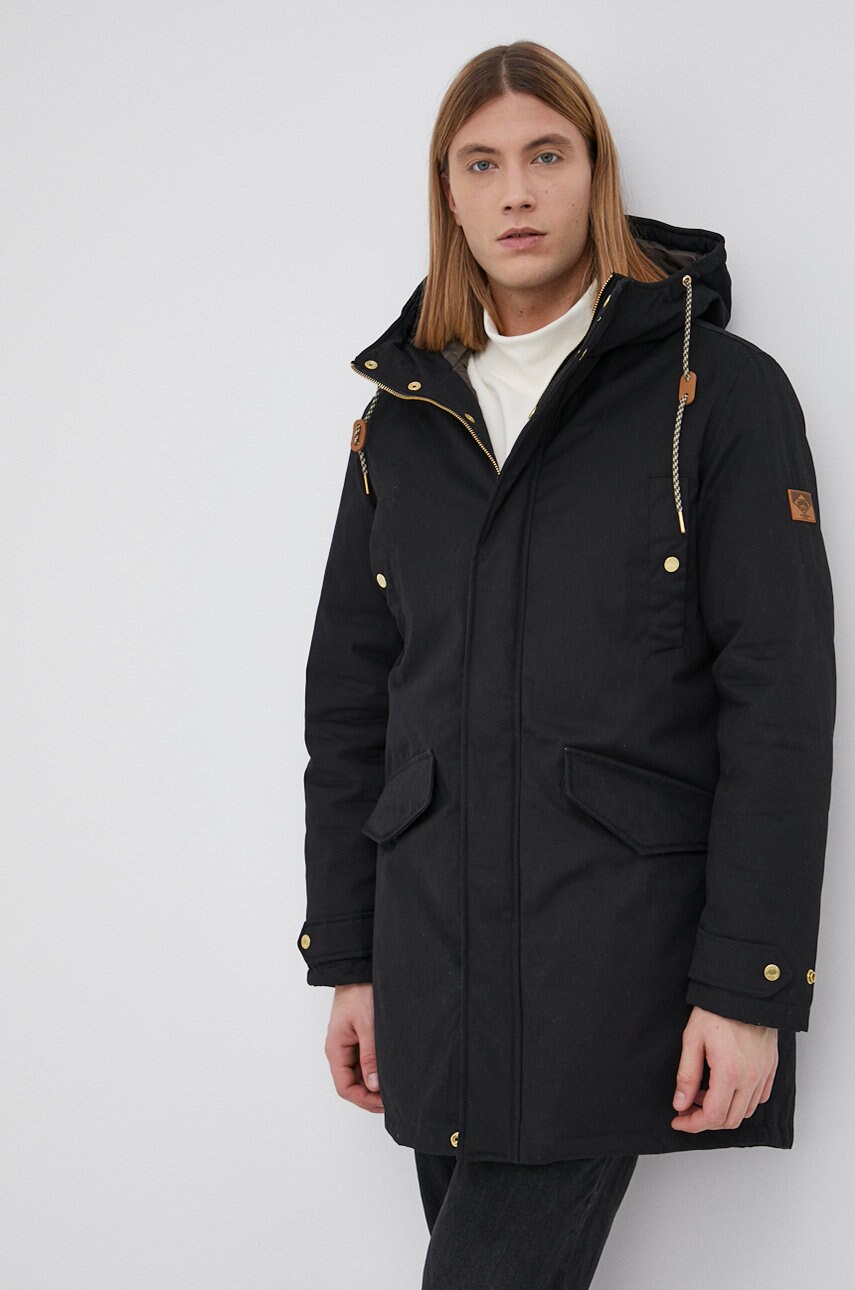 Jack & jones hanorac culoarea negru, de iarnă