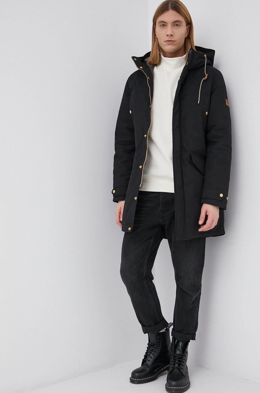 

Парка Jack & Jones колір чорний зимова