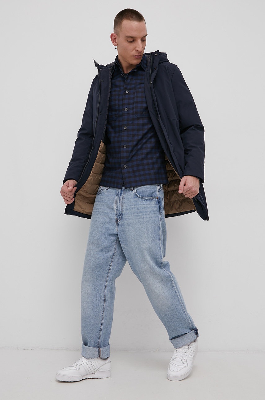 

Куртка Premium by Jack&Jones цвет синий зимняя
