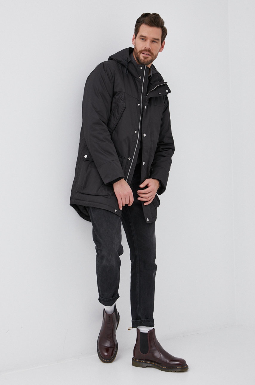 

Куртка Selected Homme чоловіча колір чорний зимова