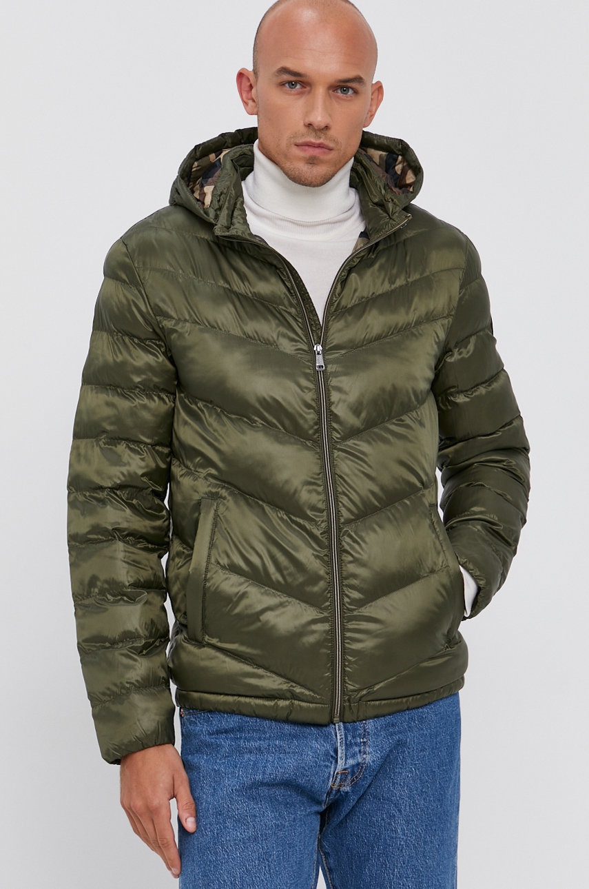 

Куртка Guess мужская цвет зелёный переходная