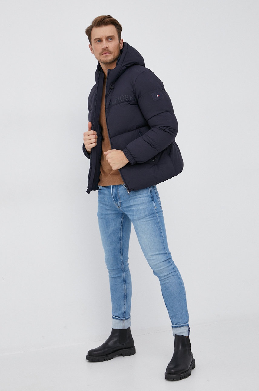 

Куртка Tommy Hilfiger мужская цвет синий зимняя