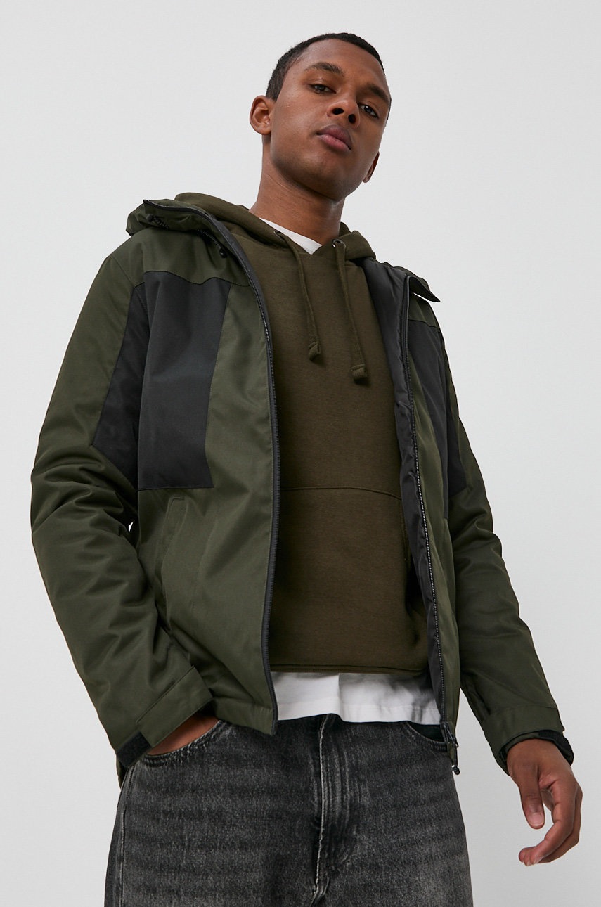 

Яке Produkt by Jack & Jones мъжко в зелено с преходна изолация, Зелен