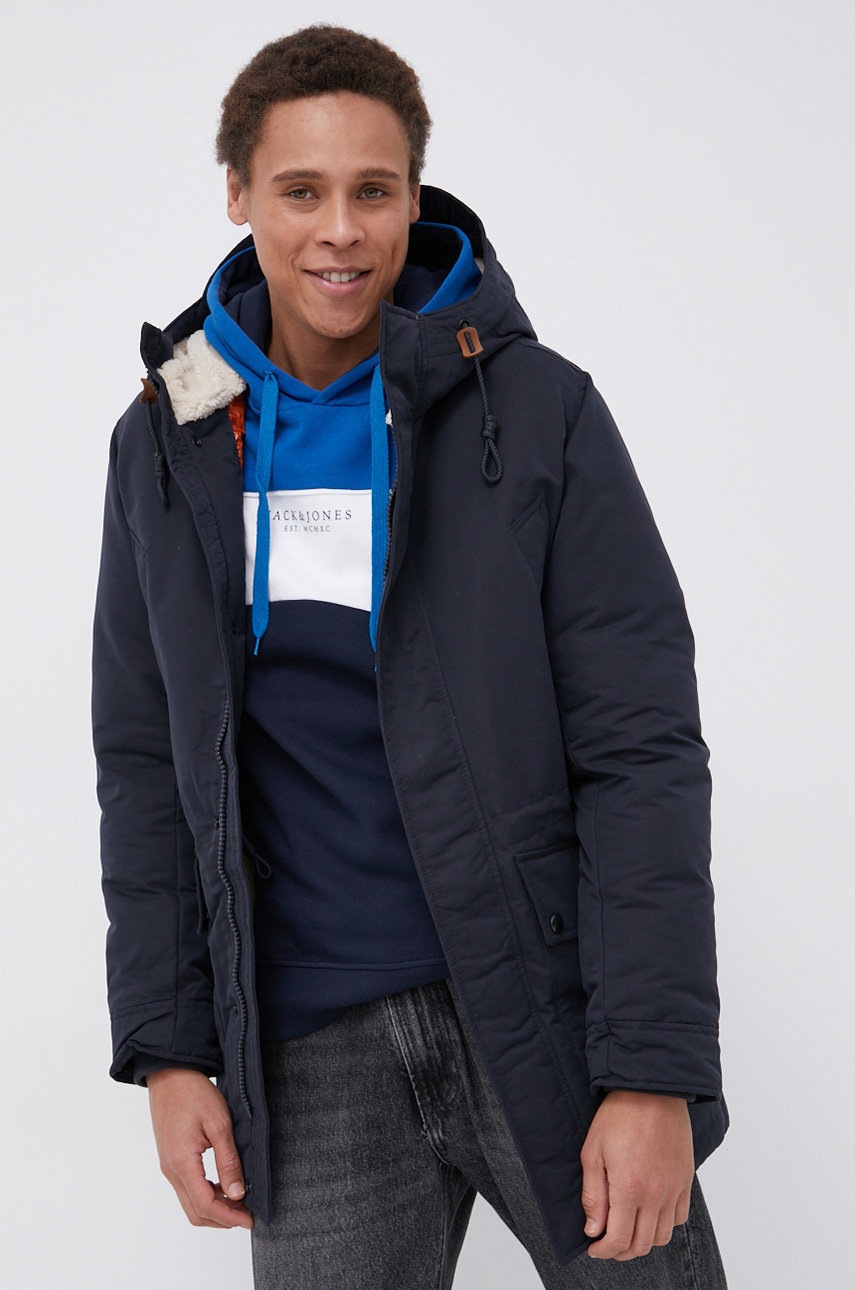 

Куртка Produkt by Jack & Jones чоловіча колір синій зимова