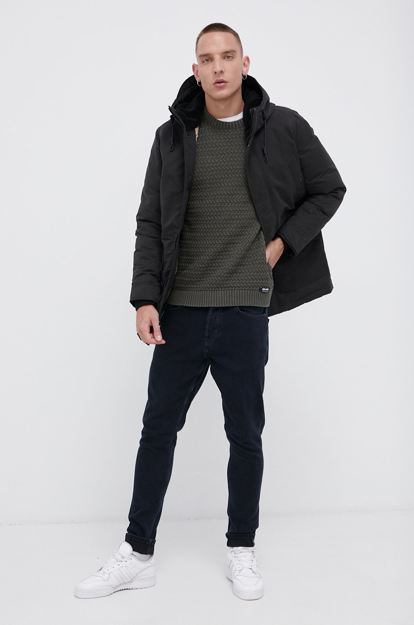 

Куртка Produkt by Jack & Jones чоловіча колір чорний зимова