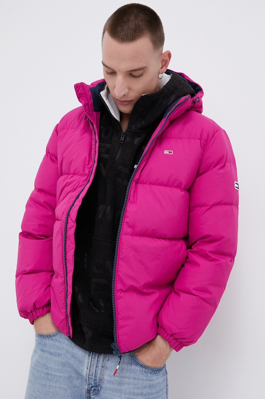 

Tommy Jeans - Пухено яке, Виолетов