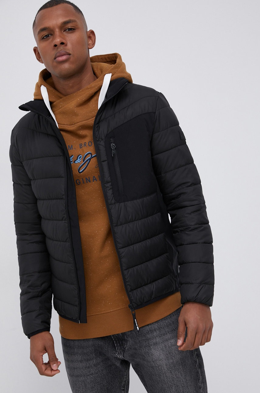 

Яке Tom Tailor мъжко в черно с преходна изолация, Черен