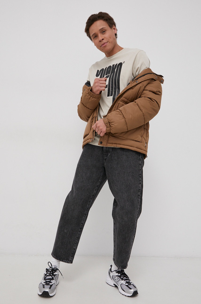 

Куртка Only & Sons колір коричневий зимова