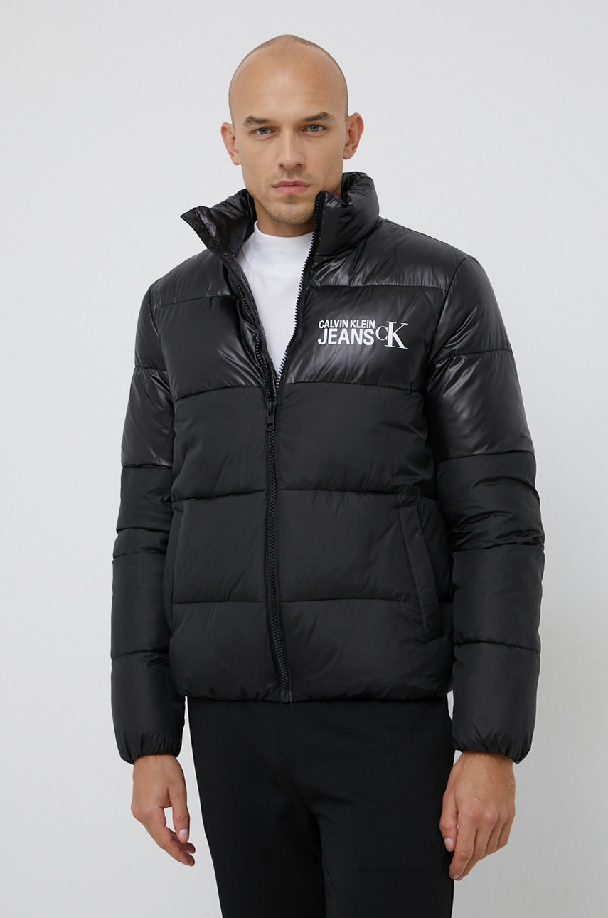 

Яке Calvin Klein Jeans мъжко в черно със зимна изолация, Черен