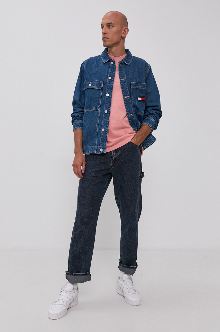 

Джинсова куртка Tommy Jeans чоловіча перехідна