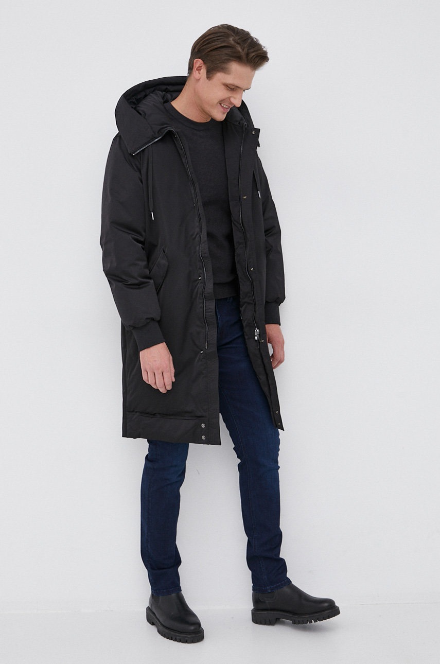 

Куртка Trussardi мужская цвет чёрный зимняя