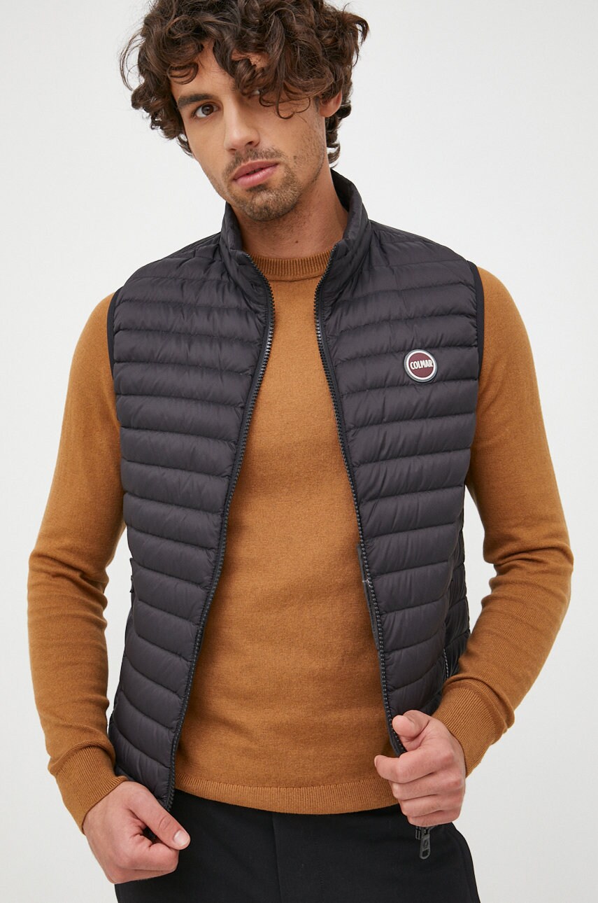 Colmar vesta de puf barbati, culoarea negru, de tranzitie