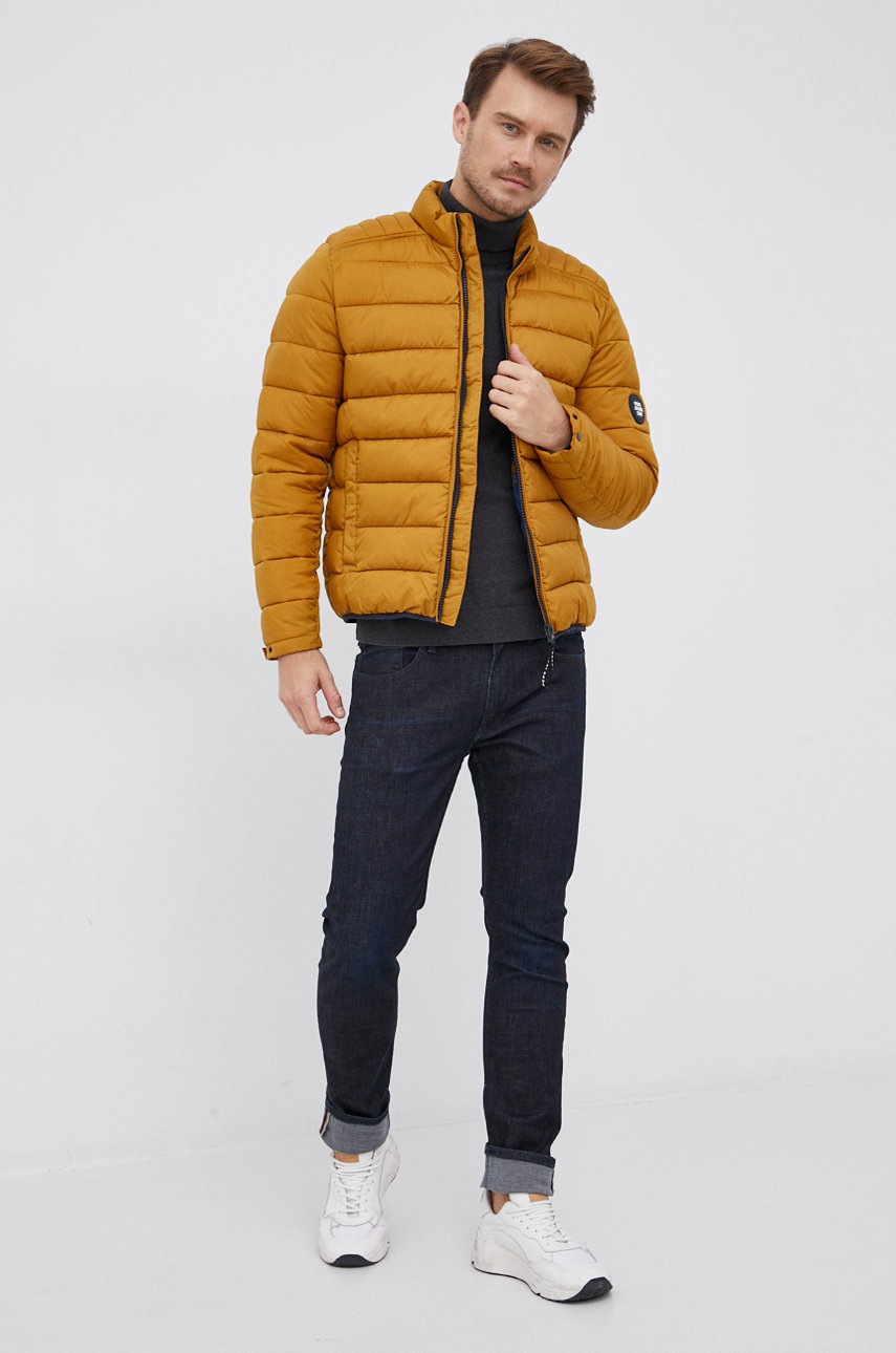 

Куртка Pepe Jeans чоловіча колір жовтий перехідна