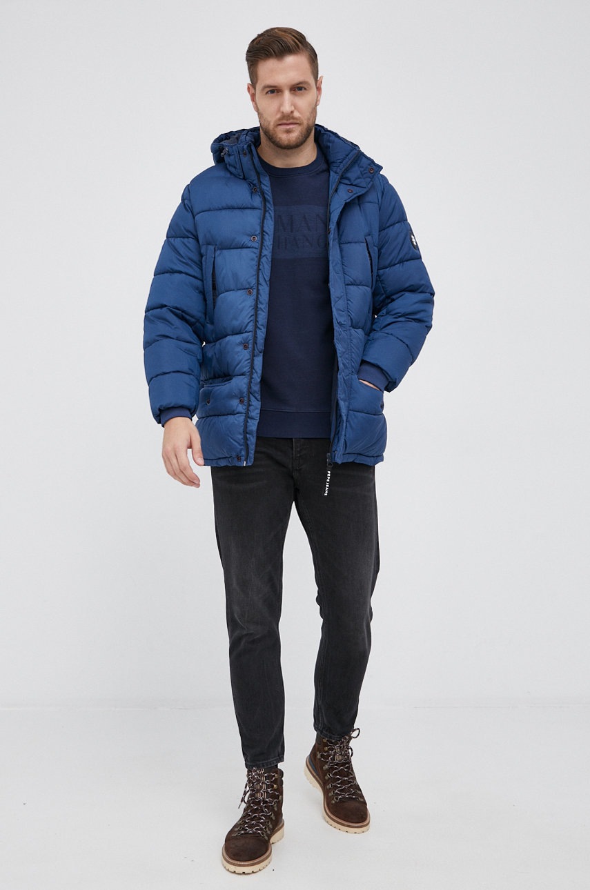 

Куртка Pepe Jeans чоловіча колір синій зимова