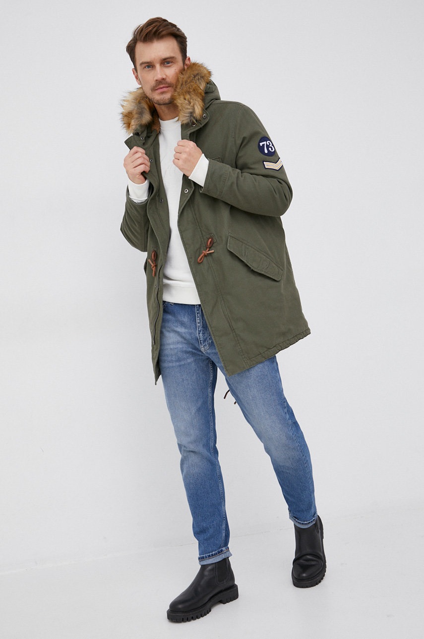 

Pepe Jeans - Парка Fairfax, Зелен