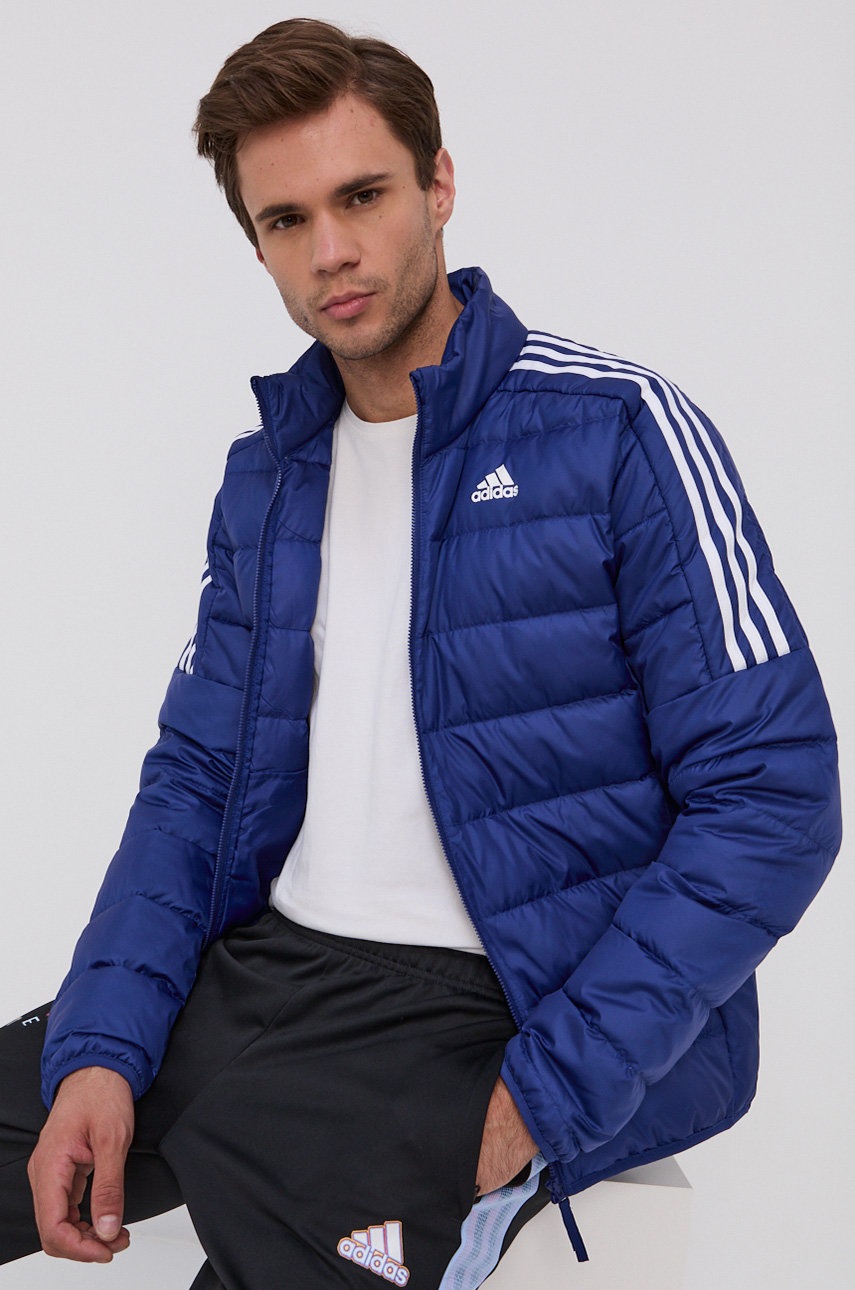 

Пухено яке adidas Performance мъжко в тъмносиньо с преходна изолация, Тъмносин
