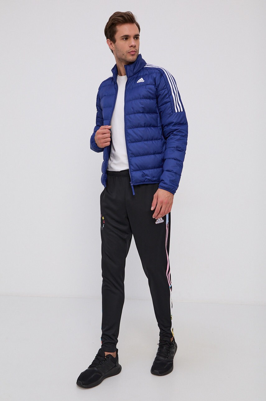 

Пуховая куртка adidas Performance мужская цвет синий переходная